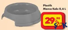 PLASTİK MAMA KABI 0,6 L